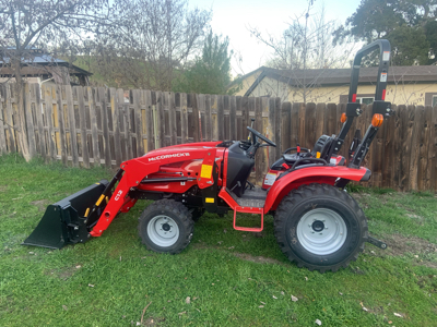 Tractor with loader