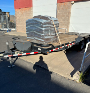 Flatbed Trailer W/ Ramps (18’ Deck)