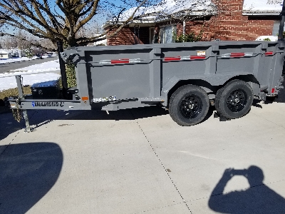 Diamond C, MDX Dump Trailer 7x12 ,