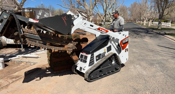 Mini Track Skid Loader W/ Trencher