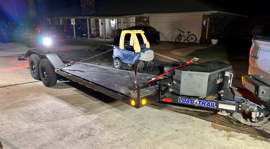 Load Trail 102”x20’ car hauler trailer