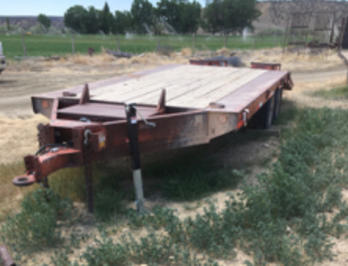 Heavy Duty Machine Hauler Trailer