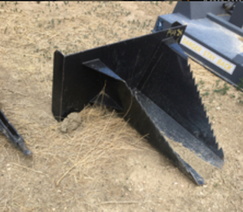 Skidsteer Spade Attachment