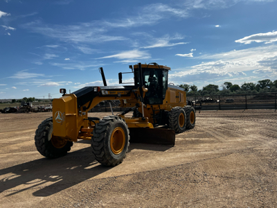 Motor grader 14’ blade, joist stick control