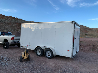 16x7 Enclosed Trailer