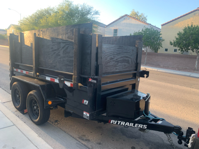 60” Utility Dump Trailer