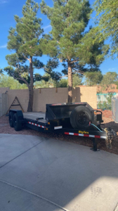 Tilt deck trailer 