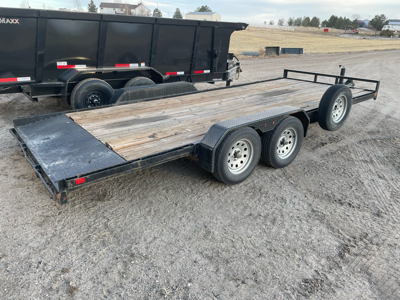 20 foot flatbed car hauler 