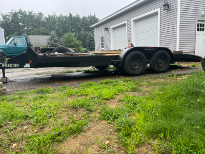 2021 Rice 7000lb Car trailer 