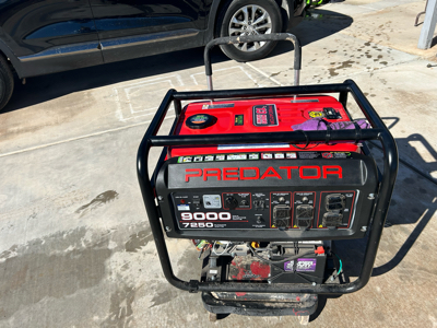 7250 Watt Generator. 20 amp 120V, 220V