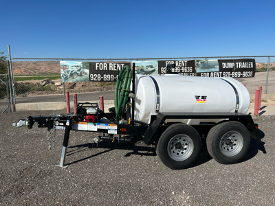 500 gallon water pull with 2”pump hose/spray bars
