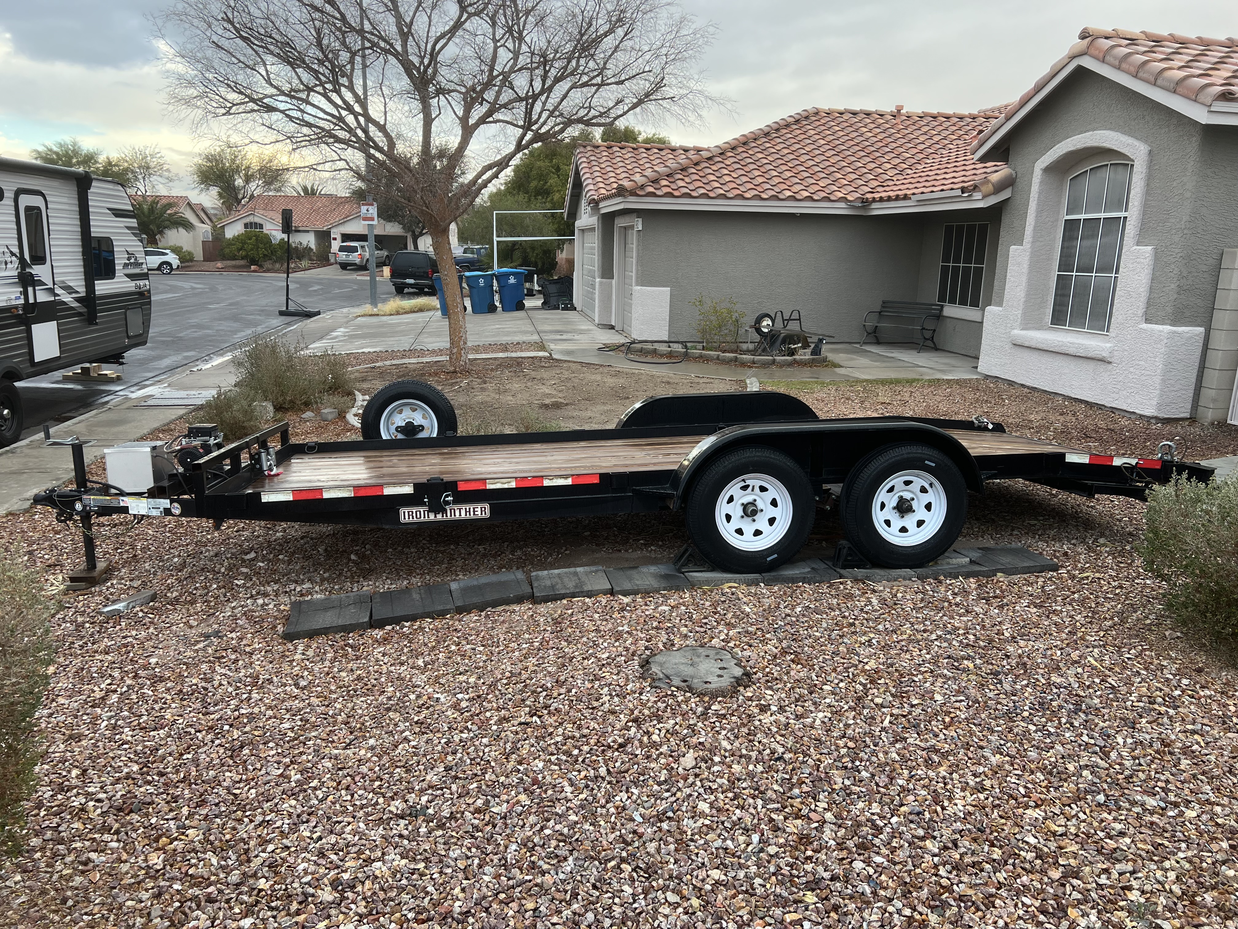 2021 Iron Panther Car Trailer with winch
