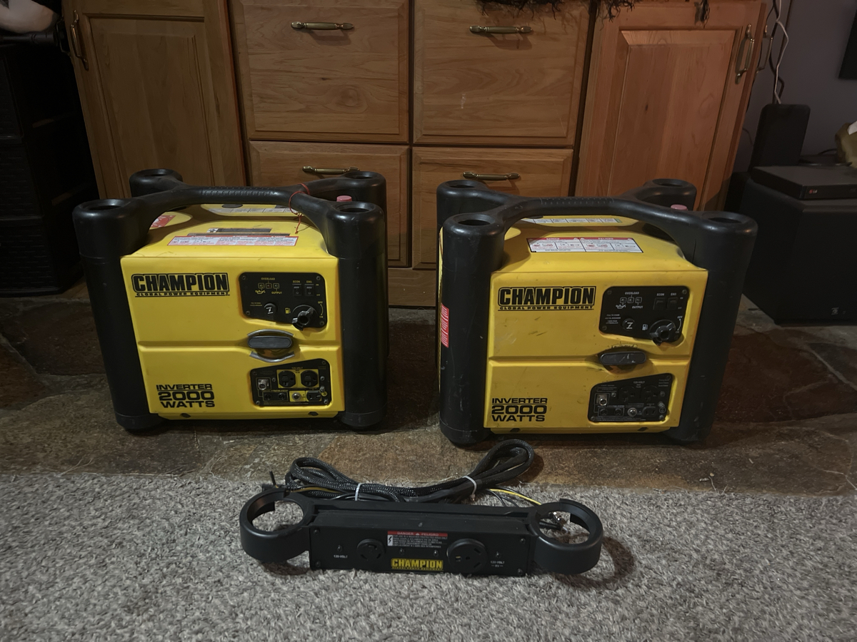 2000/4000 watt gas inverter/generator