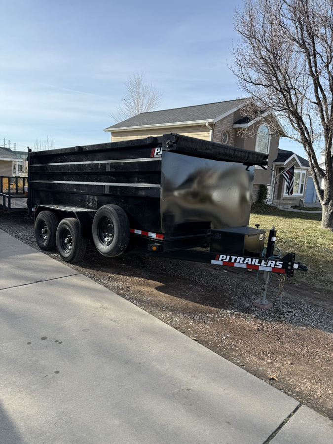 PJ 7x14 dump trailer