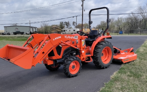 Kubota L3802 With Brush hog Attachment 