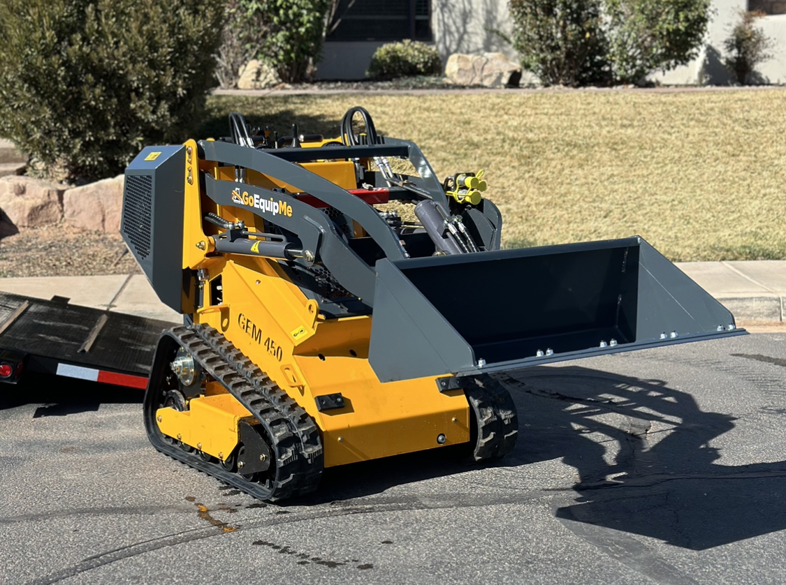Mini Skid Steer with Trailer