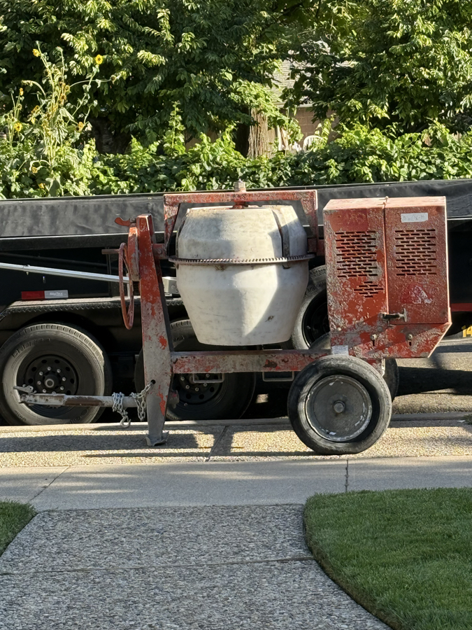 Mq 6 cu ft concrete mixer