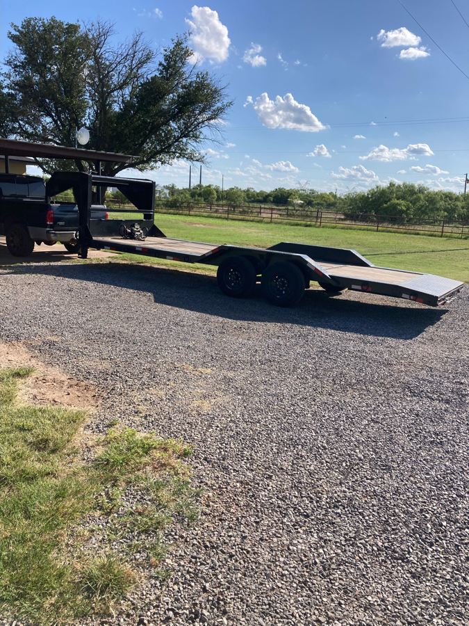 Lowboy gooseneck
