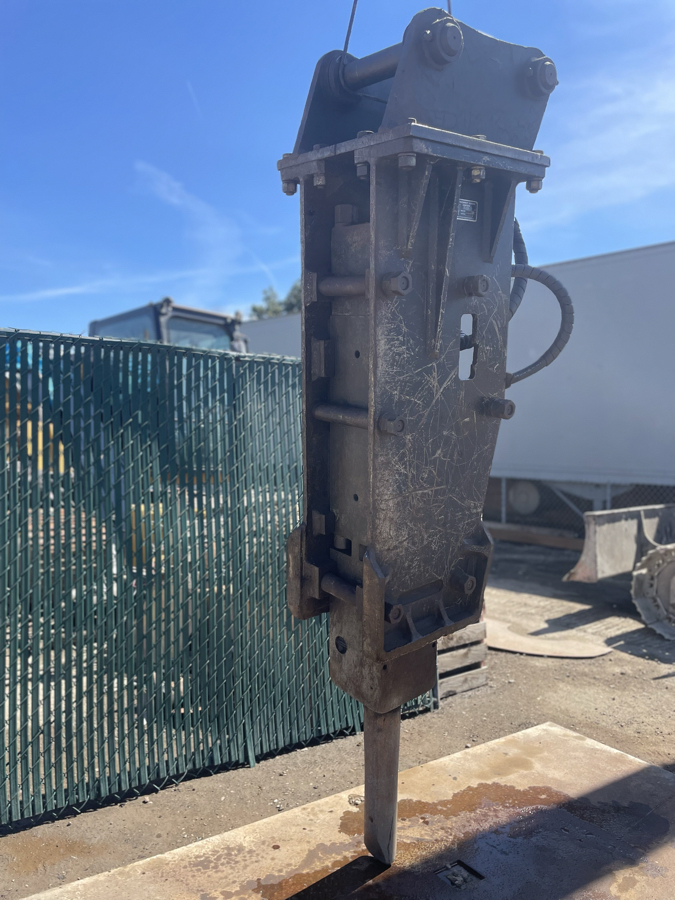 "Hydraulic Hammer (Breaker Attachment) - 90"" Tall, 21"" Wide"