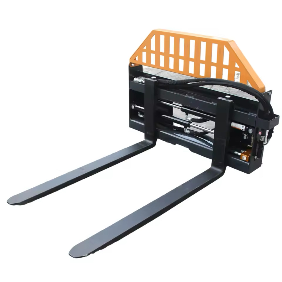 Skid Steer Attachment Pallet Fork Hydraulic Adjustable