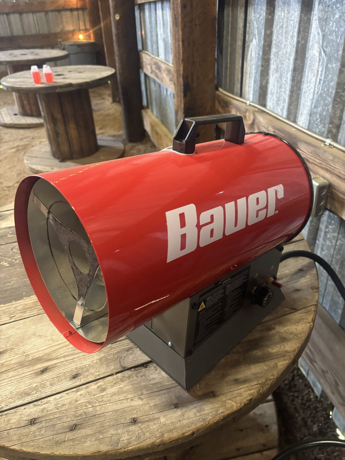 BAUER 30,000 - 60,000 BTU Forced Air Propane Portable Heater