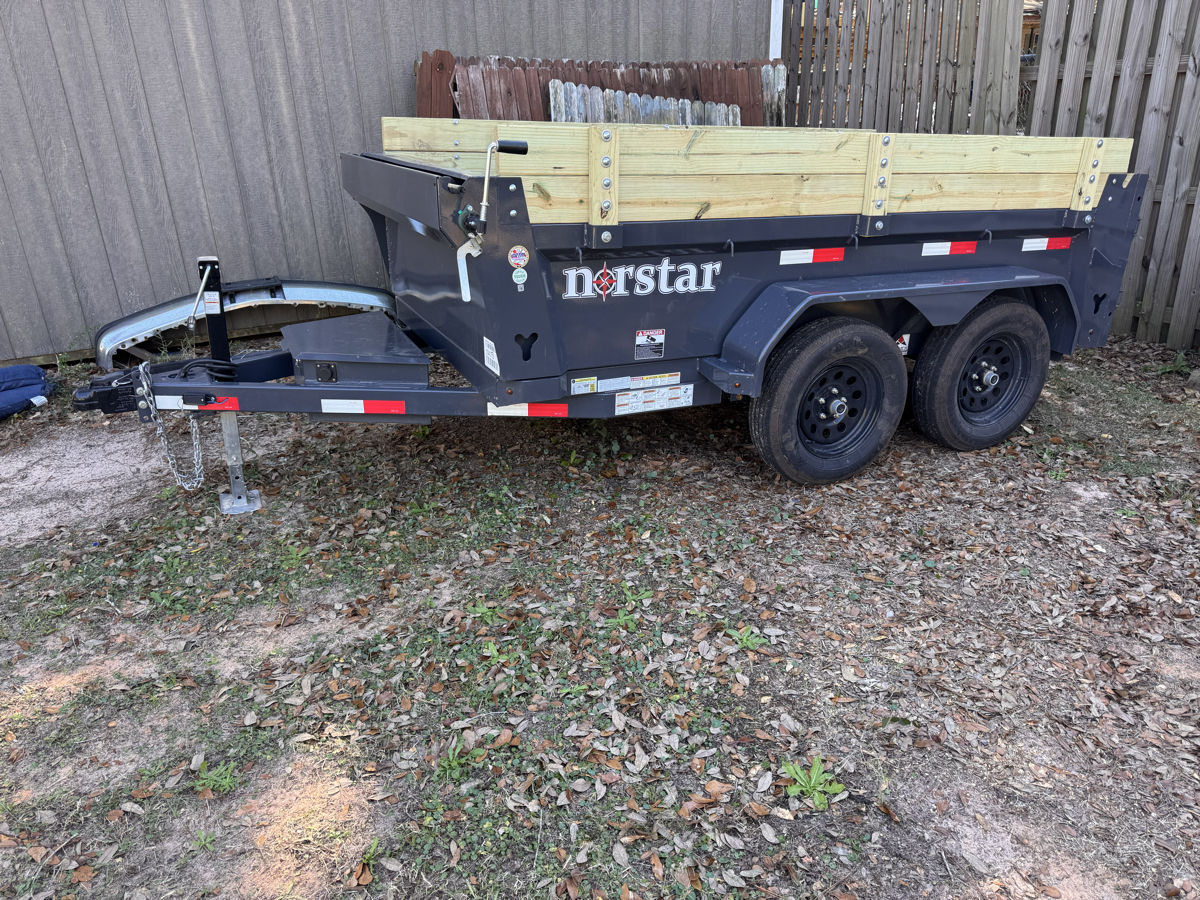 5x10 dump trailer with ramps
