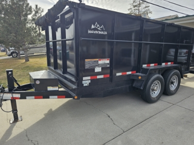 14k 4' High Side Dump Trailer