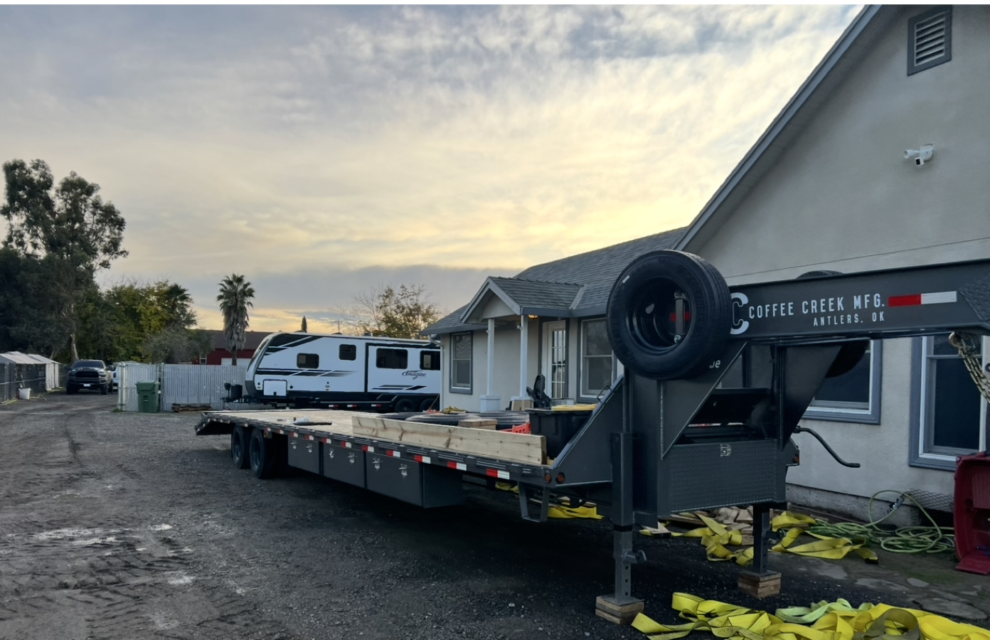 2023 Coffee Creek 40 ft Gooseneck Equipment Trailer – 32,000 lb GVWR – Commercial Grade – Delivery Available