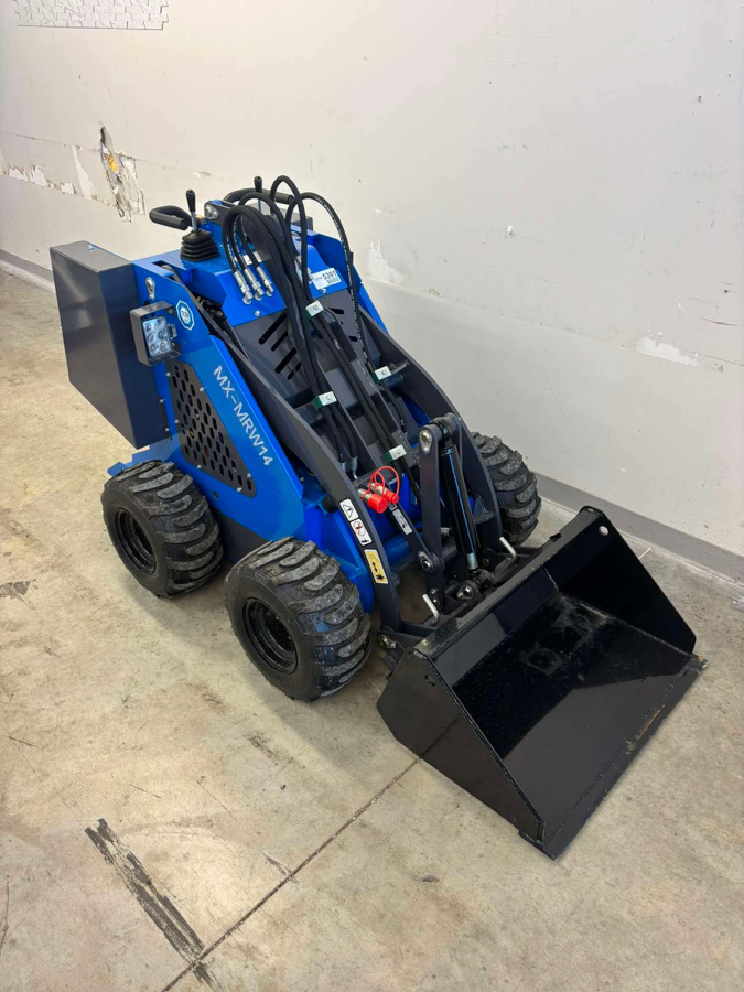 Wheeled mini skid steer