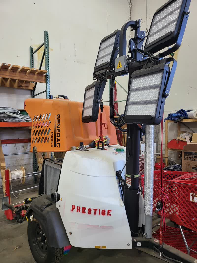 Pull Behind Light and Generator