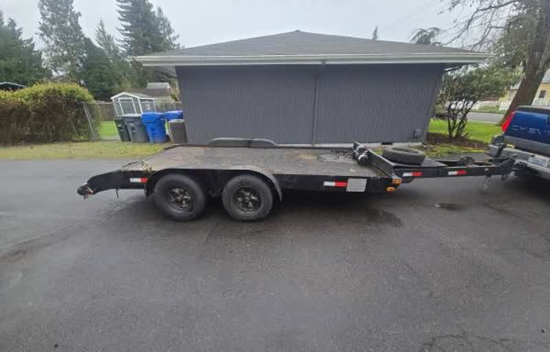5Ton All Metal, Tandem Axle Heavy Duty Equipment, Vehicle Trailer