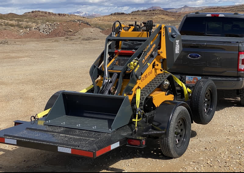 Mini Skid Steer with Trailer (A)