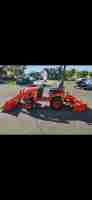 . Great little tractor for moving Dirt, gravel or putting in your yard.   It comes with the box on the back and the trailer.  26  horsepower that will fit Through a 5' gate with the box on.  It's $20